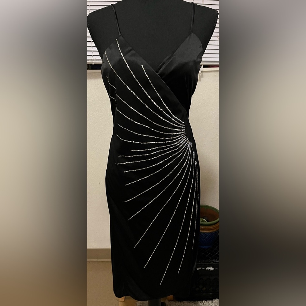 A vintage dress from the 70’s I found in New Orleans. Black /silver small